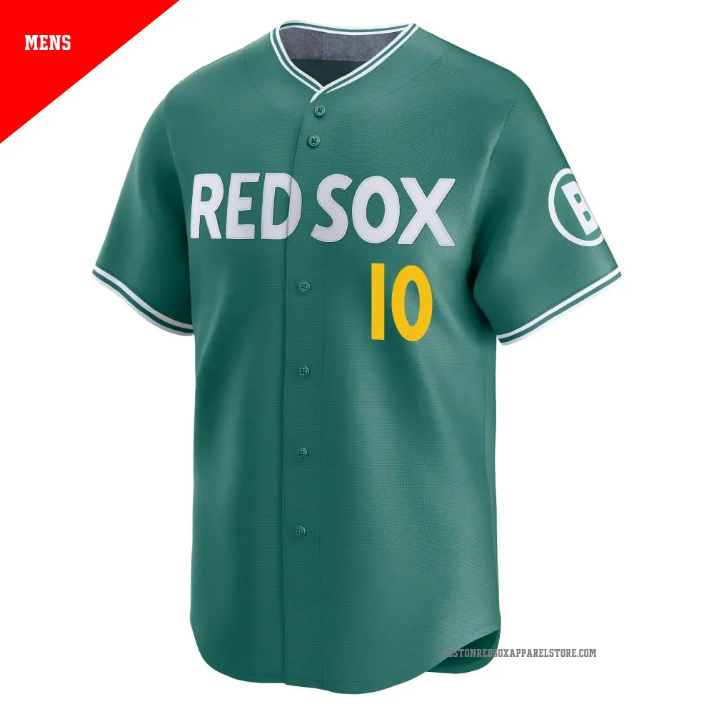Men's #10 Trevor Story Boston Red Sox Green Limited 2025 City