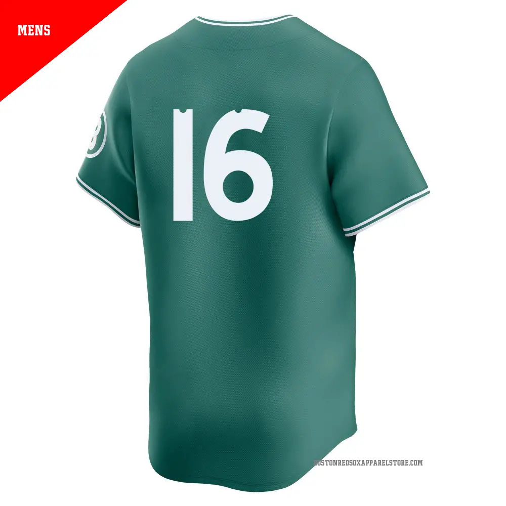 Men's #16 Jarren Duran Boston Red Sox Green Limited 2025 City