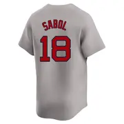 RED SOX ジャージ 背番号18 Men's #18 Blake Sabol Boston Red Sox Gray Limited Away Jersey