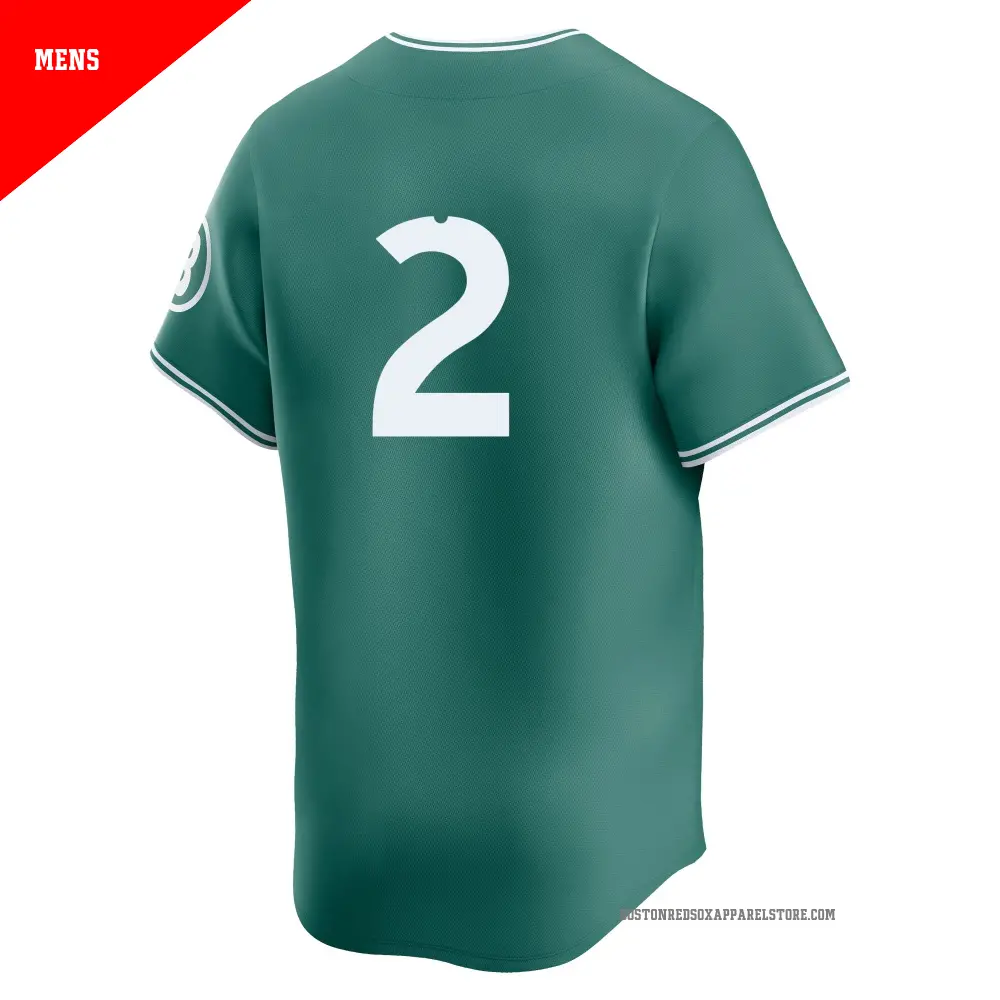 Men's #2 Isiah Kiner-Falefa Boston Red Sox Green Limited 2025 City