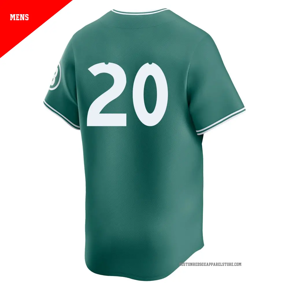 Men's #20 Yu Chang Boston Red Sox Green Limited 2025 City Connect