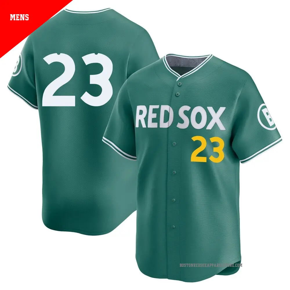 グリーンロケッツ公式ユニフォーム アッシュディクソンサイン入り Men's #23 Romy Gonzalez Boston Red Sox Green Limited 2025 City