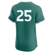 Men's #25 Steve Pearce Boston Red Sox Green Elite 2025 City