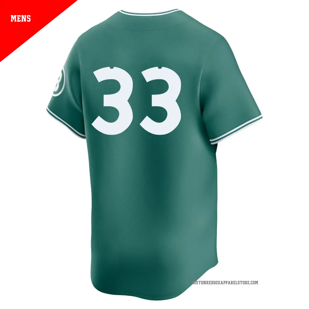 Men's #33 Jason Varitek Boston Red Sox Green Limited 2025