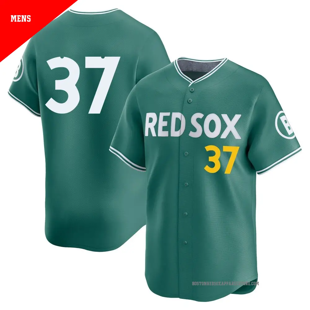 Men's ＃37 Bill Lee Boston Red Sox Green Limited 2025 City Connect Jersey