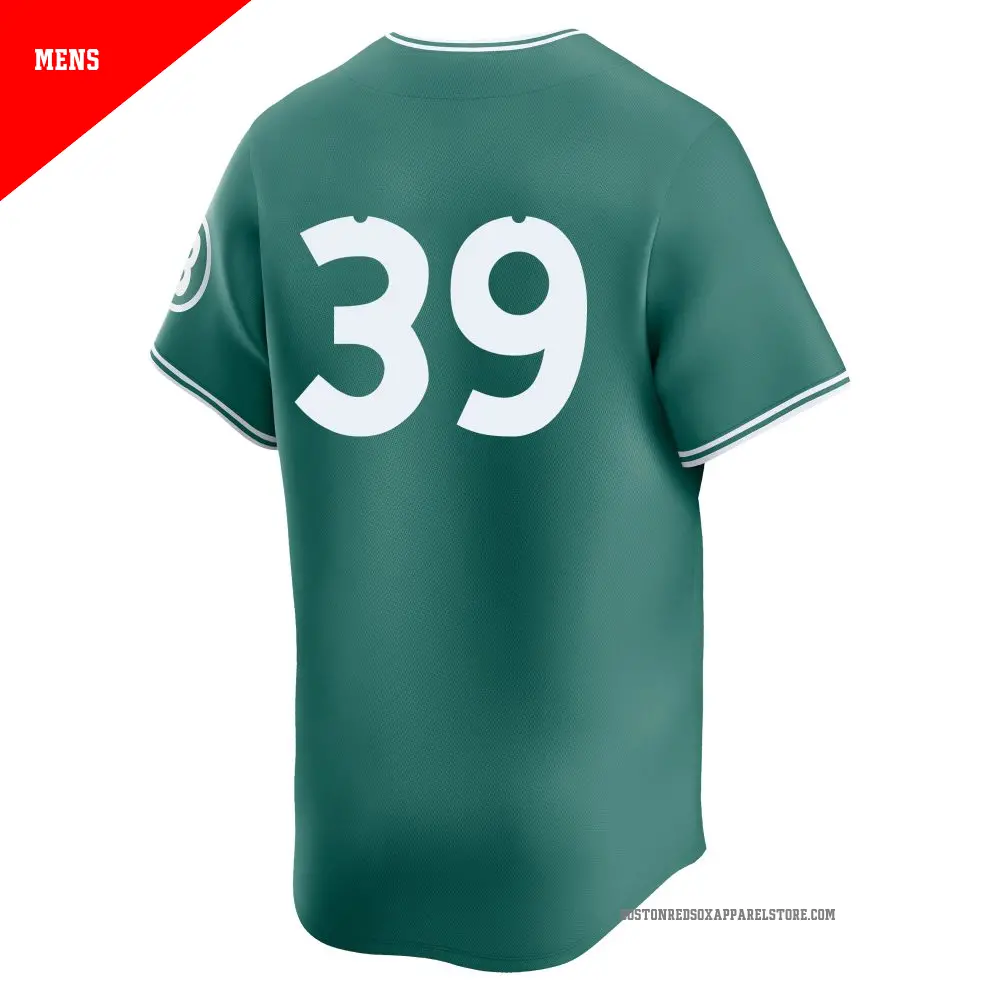 Men's #39 Marcelo Mayer Boston Red Sox Green Limited 2025 City