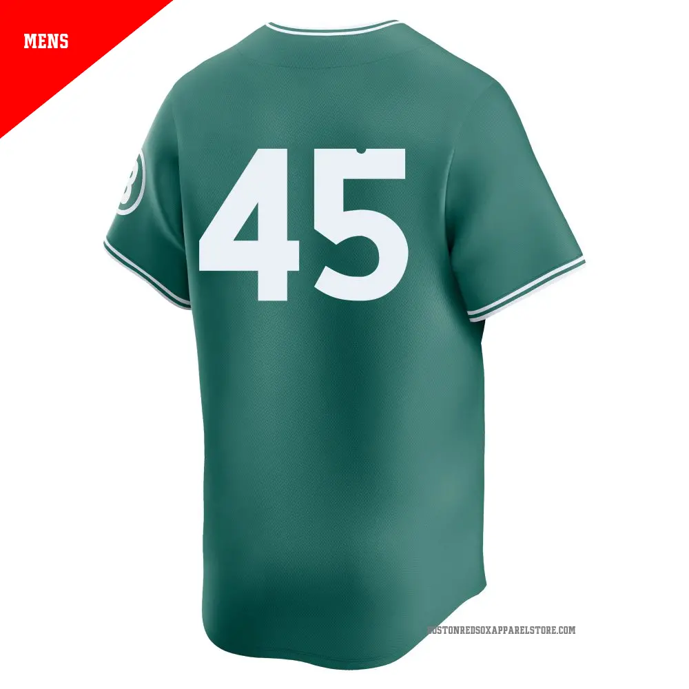 Men's #45 Pedro Martinez Boston Red Sox Green Limited 2025 City