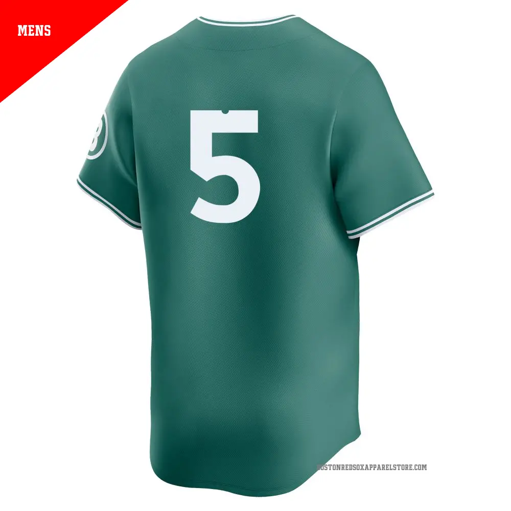 Men's #5 Nomar Garciaparra Boston Red Sox Green Limited 2025