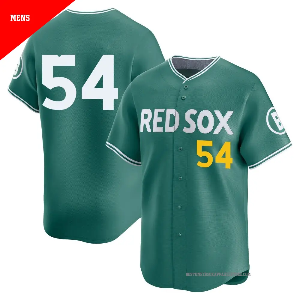 Men's #54 Lucas Giolito Boston Red Sox Green Limited 2025 City