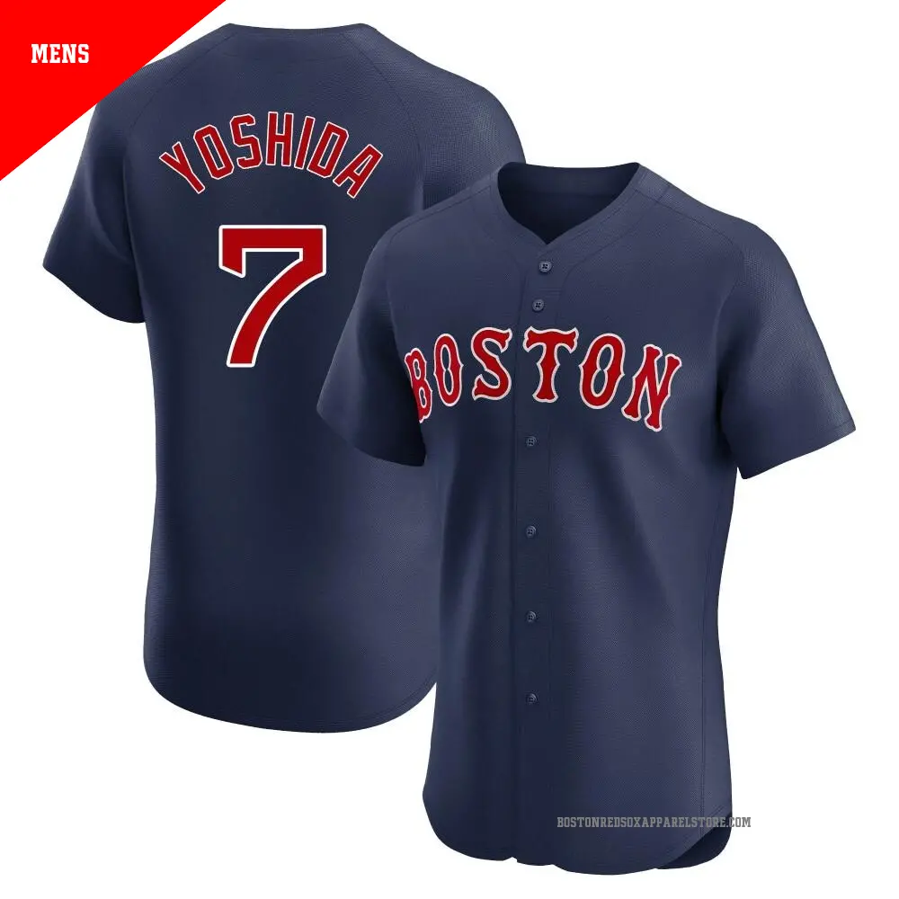 BOSTON ゲームシャツ Men's #7 Masataka Yoshida Boston Red Sox Green Limited 2025