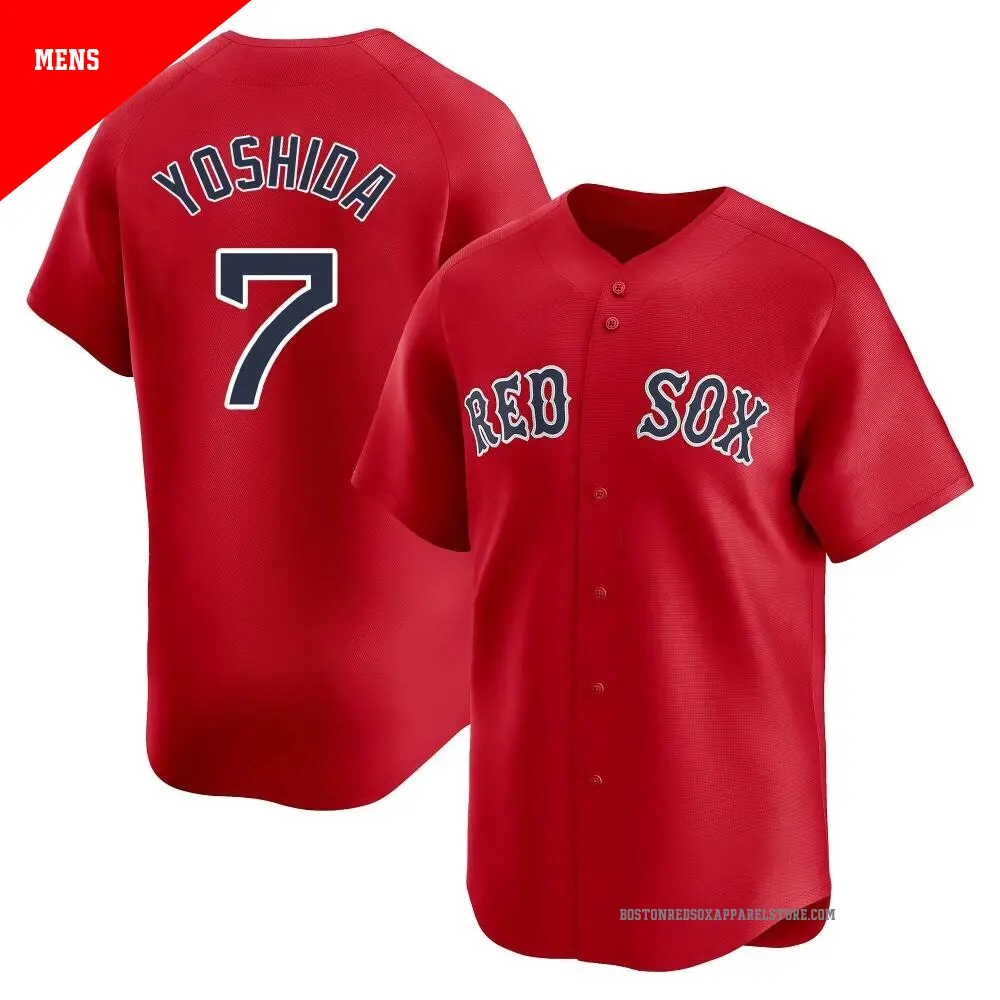 MLB レッドソックス RED SOX ユニフォーム 44(L) 背番号9 Men's #7 Masataka Yoshida Boston Red Sox Red Limited