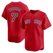 Men's #7 Masataka Yoshida Boston Red Sox Red Limited Alternate Jersey
