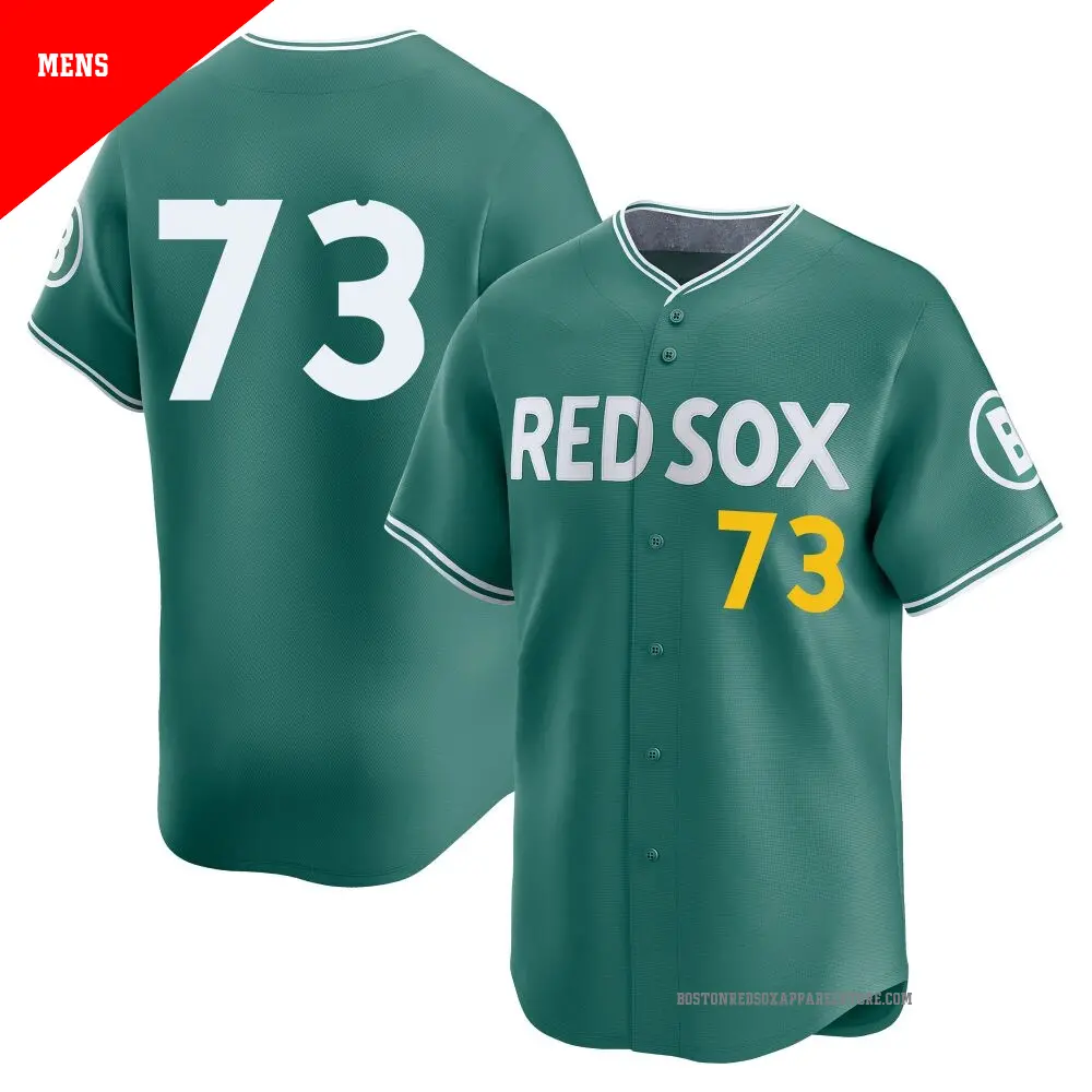 Men's ＃73 Jamie Westbrook Boston Red Sox Green Limited 2025 City Connect Jersey