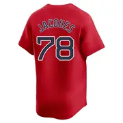 Men's #78 Joe Jacques Boston Red Sox Red Limited Alternate Jersey