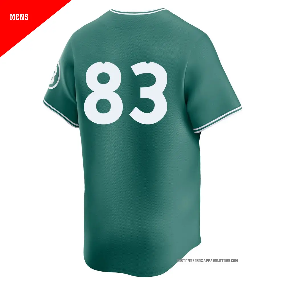 Men's #83 Brennan Bernardino Boston Red Sox Green Limited 2025