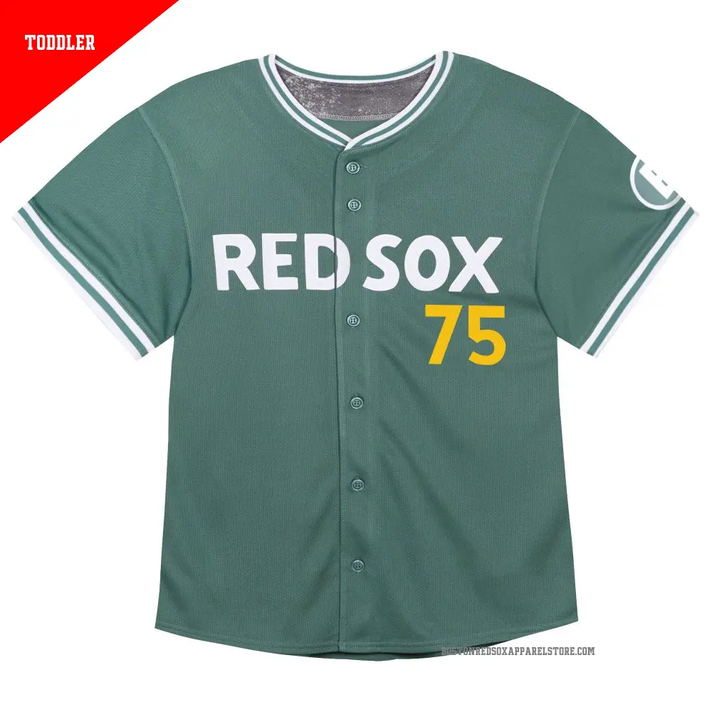 Toddler #75 Carlos Narvaez Boston Red Sox Green Limited 2025 City