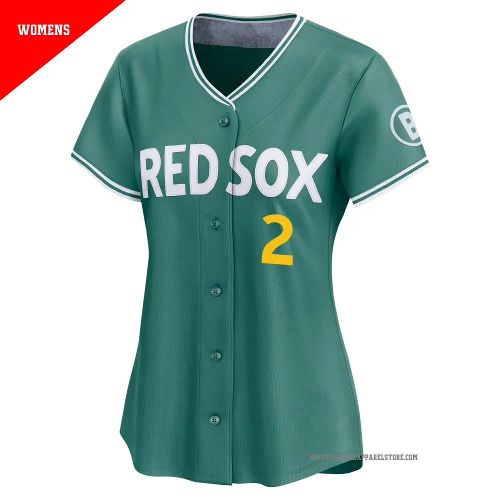 Women's #2 Alex Bregman Boston Red Sox Green Limited 2025