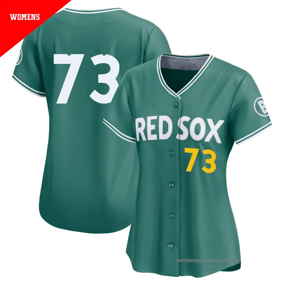 Women's ＃73 Jamie Westbrook Boston Red Sox Green Limited 2025 City Connect Jersey