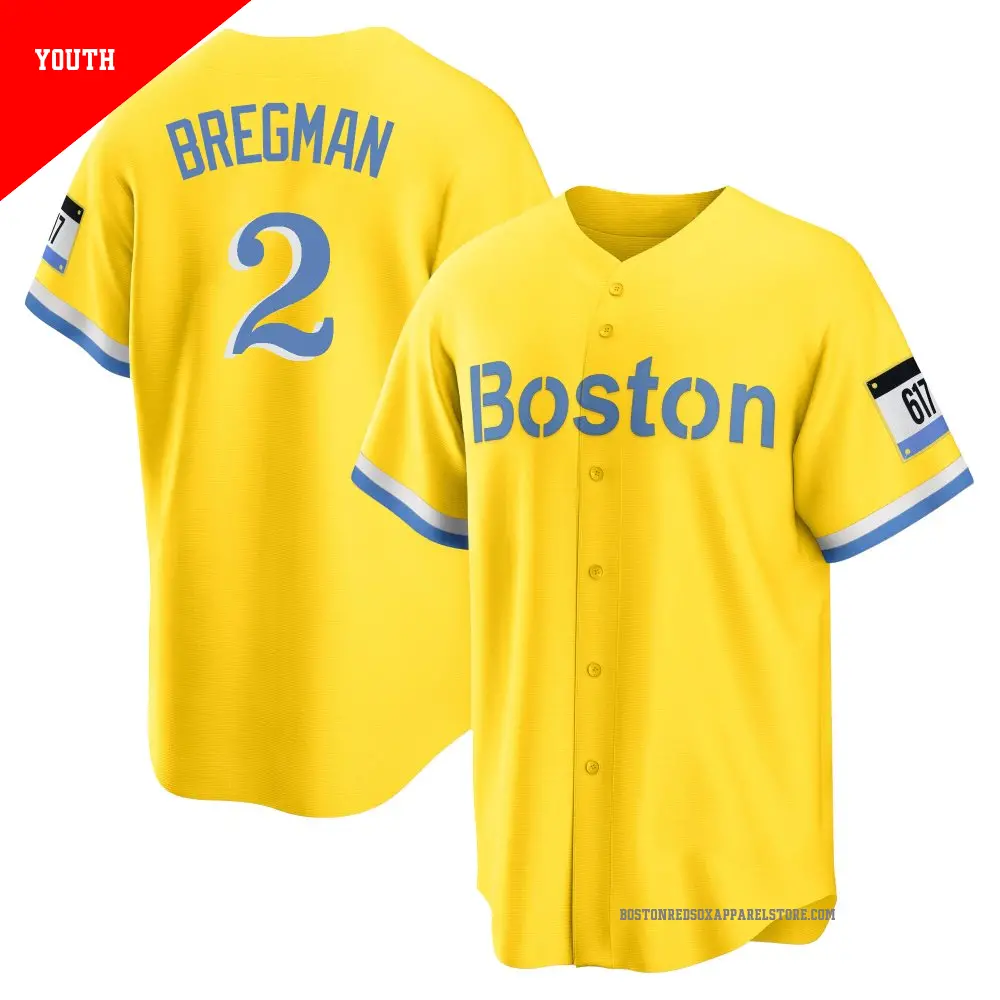 Youth #2 Alex Bregman Boston Red Sox Green Limited 2025 City