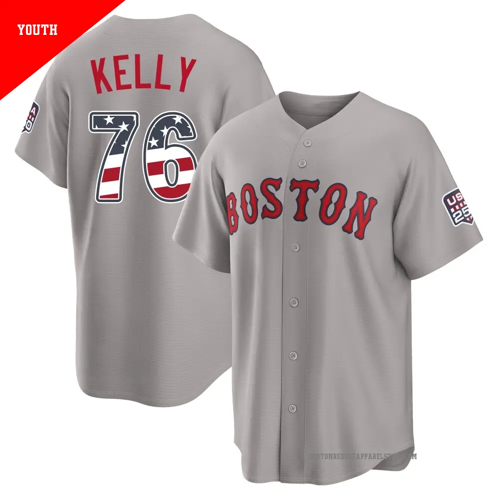Men's #76 Zack Kelly Boston Red Sox Green Limited 2025 City