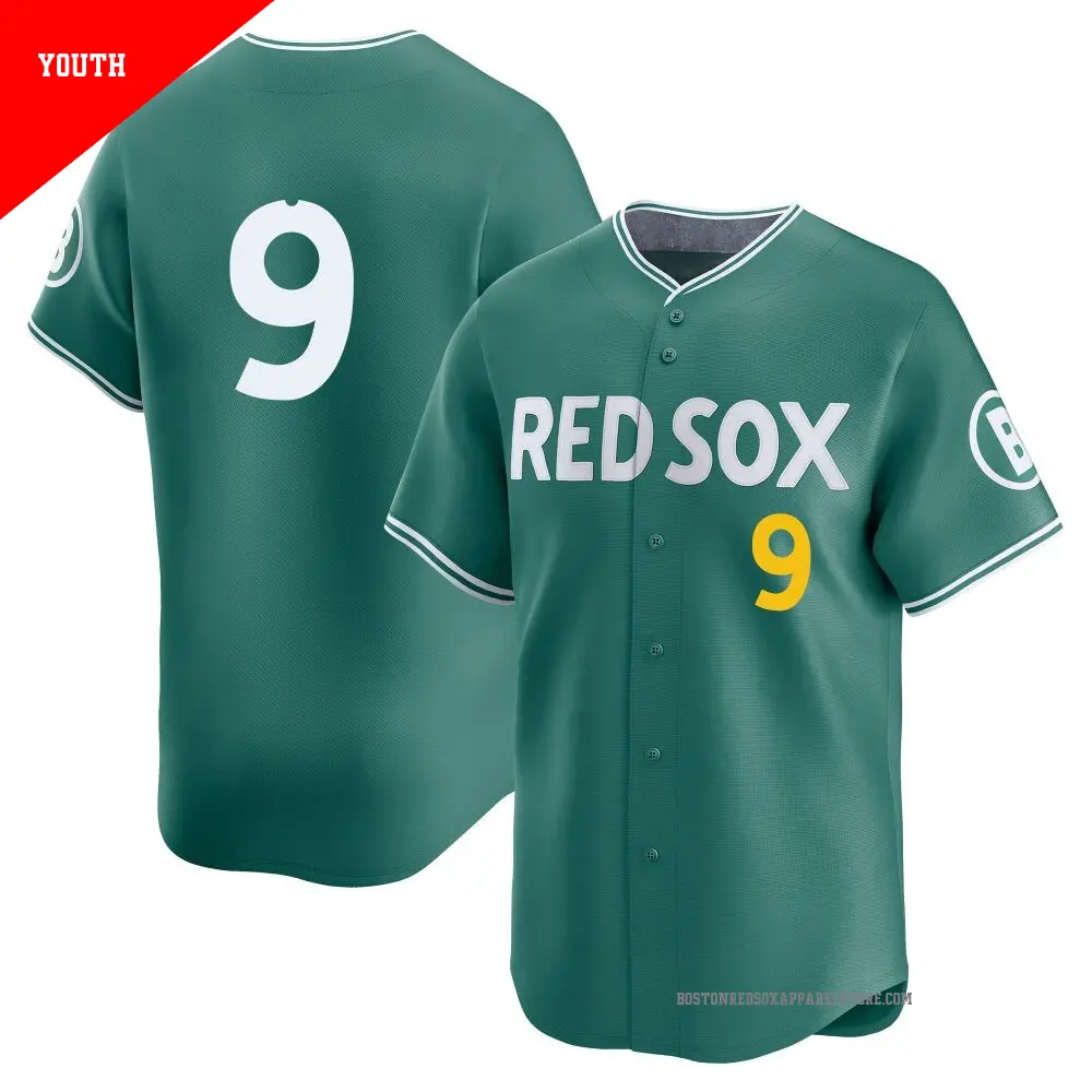 【メーカー再生品】 Boston Williams Ted #9 Youth Red City 2025 Limited Green Sox ウェア